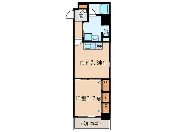 ルクレ大曽根の物件間取画像